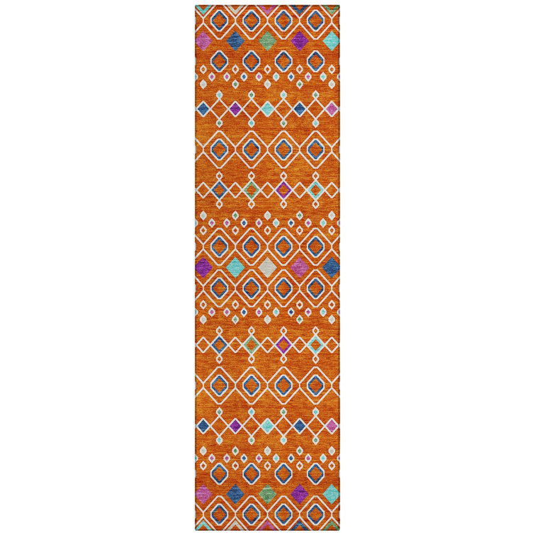 Aleighna Area Rug with Non-Slip Backing