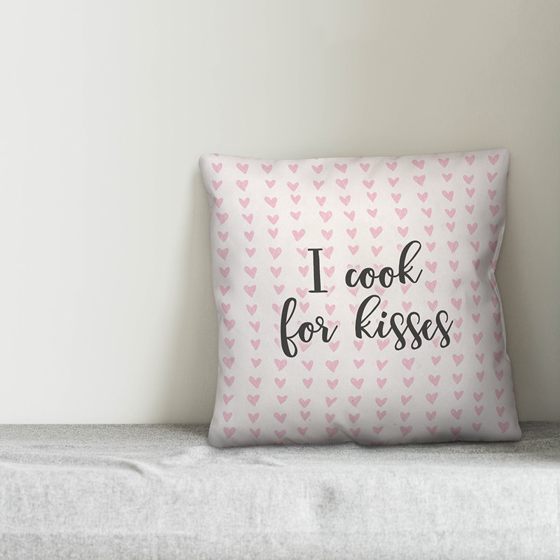 Coussin décoratif « i » pour les baisers dans la dame de pique Rocha, Housse de coussin