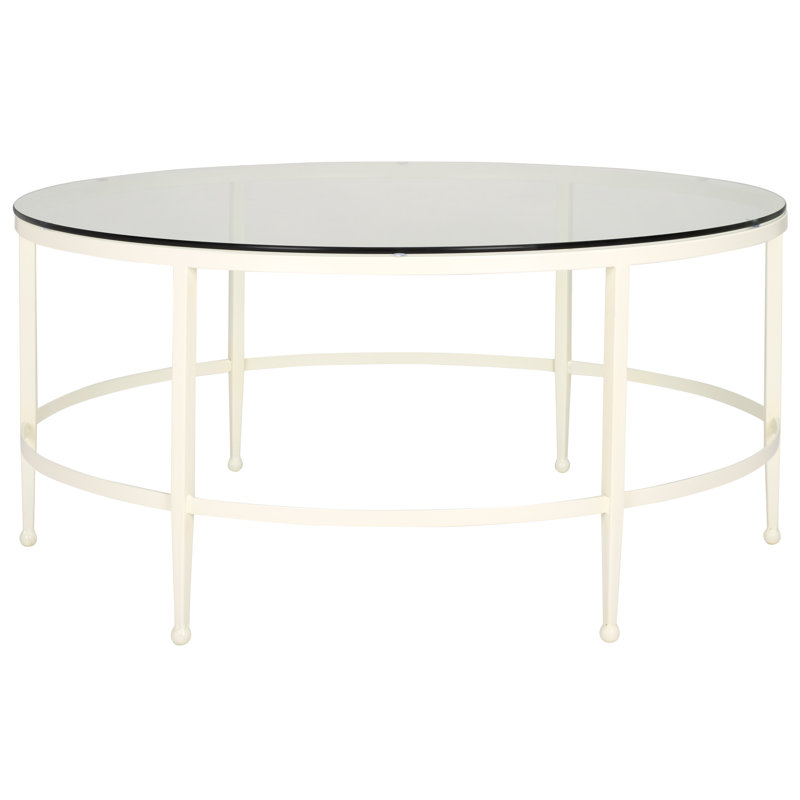 Edmund Cocktail Table, White