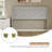 Tufted Wingback Headboard Queen Size-847401448-847401449