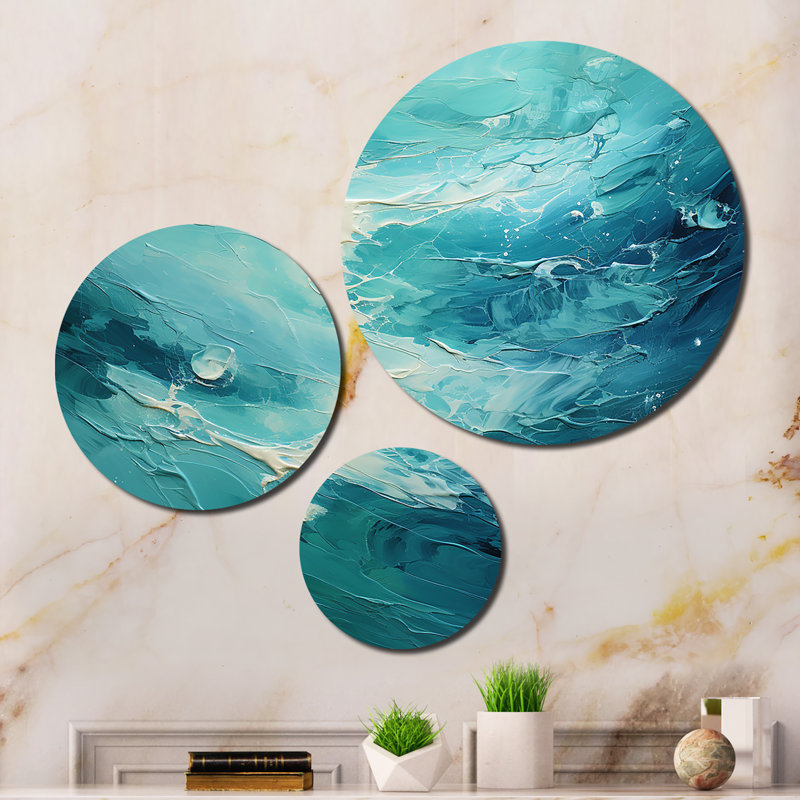 Abstract Wall Decor on Metal