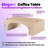 Travertine Stone Coffee Table With Engineered Composite Base 70 Lb Capacity