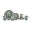 Heritage Green Italian 12-Piece Dinnerware Set