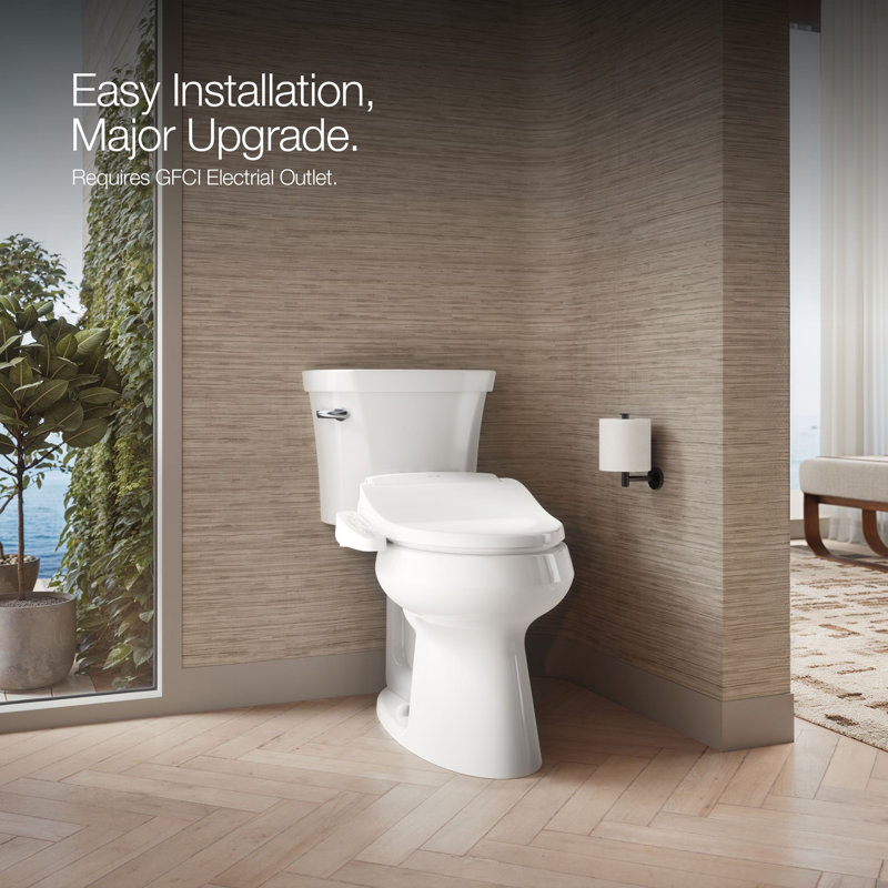 Purewash E580 Round-Front Bidet Toilet Seat