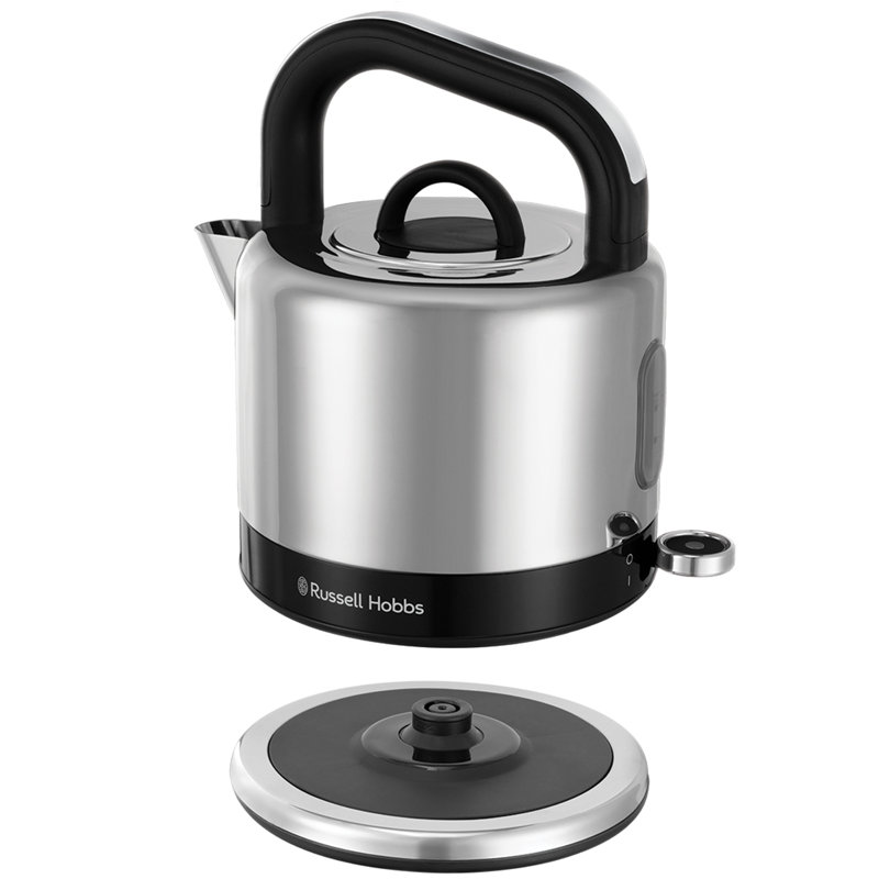 Russell Hobbs Distinctions Stainless Steel Kettle 1.5L, Black