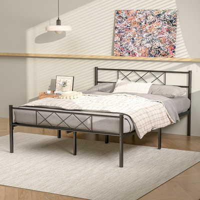 Kempst 35" Steel Bed Frame