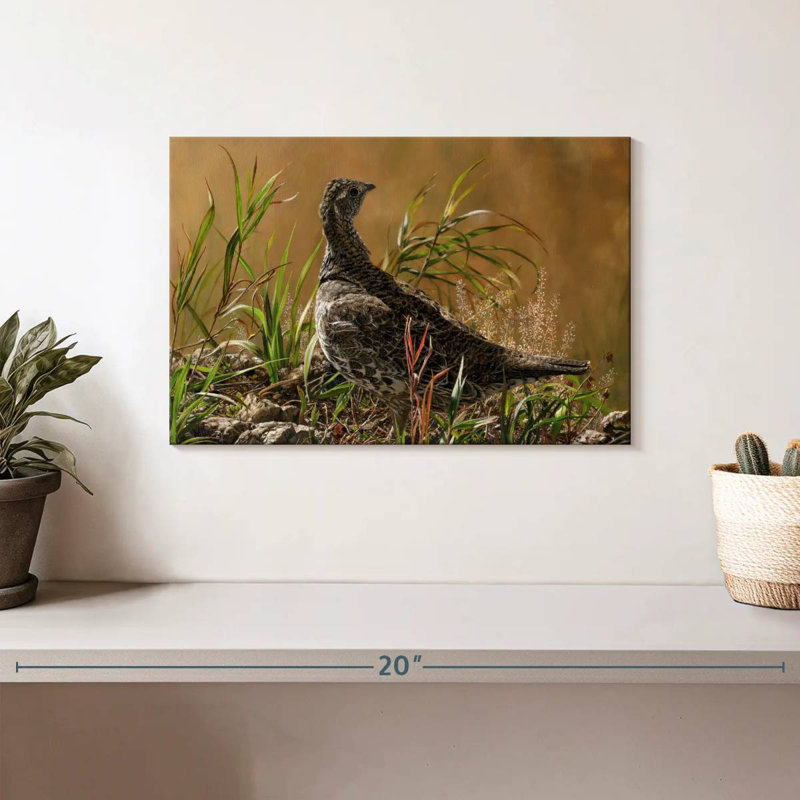 Female Blue Grouse, 8" H x 12" W