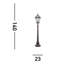 Carswell Transparent Lamp Post (Full)