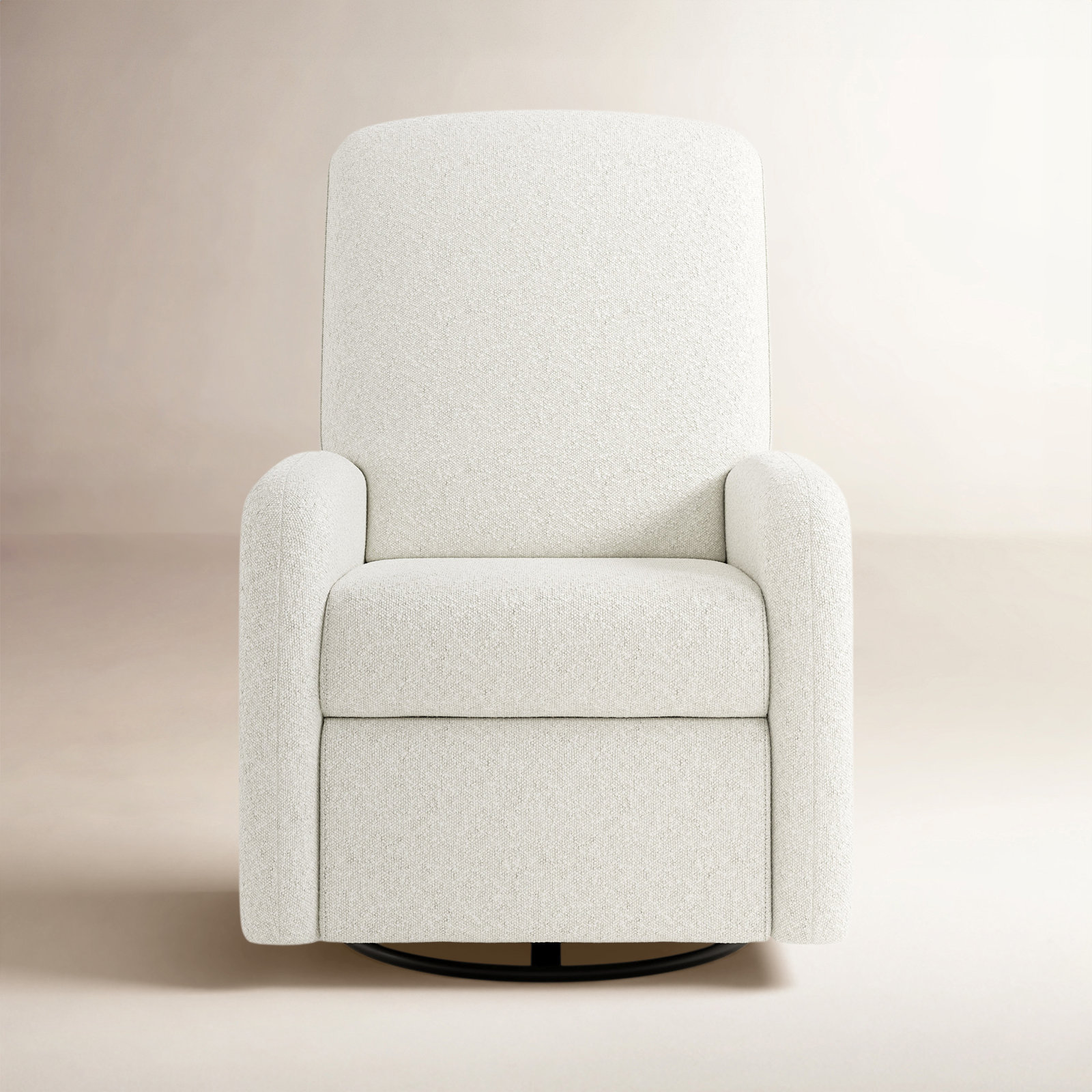 Bellwood Swivel Nursery Chair, Ivory Boucle