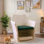 Chaise d'appoint moderne 2 en 1 avec base amovible pour animaux de compagnie