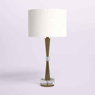 Willis Modern 26.2" Gold/Clear Standard Table Lamp