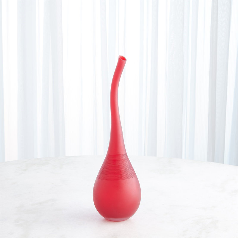 Curvature Bottle, Red, 19" H x 5.5" W x 5.5" D