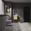 Ensemble de meuble-lavabo mural 20 po avec lavabo en céramique, armoire de rangement avec portes, ensemble d'armoire de salle de bain