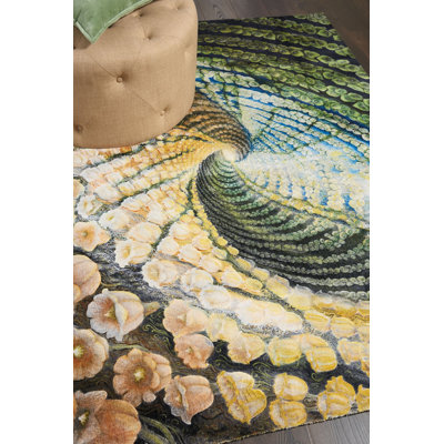 Benbrook Floral 160cm X 226cm Area Rug