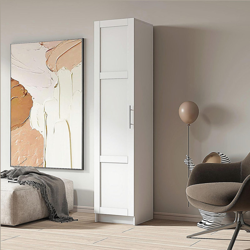 Armoire de rangement murale empilable, Blanc