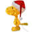 ProductWorks Peanuts 22in Woodstock Santa Hat 3D Prelit Christmas Decoration-672746024