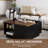 Lift Top Coffee Table, 31" Square Center Table With Sliding Door, Space-Saving Fluted Coffee Desk With Hidden Storage Compartment And Shelf, For Living Room, Home Office-1139581657