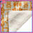 Orange Damask Pattern Blankets-130504726
