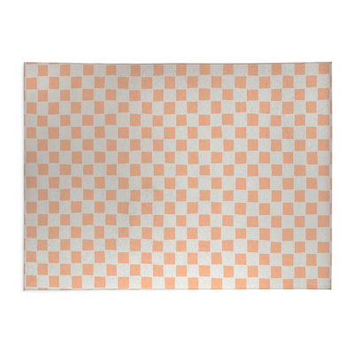 Tapis de bureau léger à carreaux