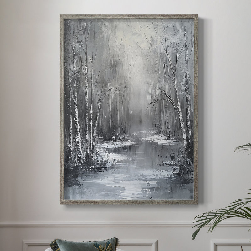 «LANDSCAPES Series Lxxxi», reproduction encadrée - bois massif, H 15 po x l 12 po