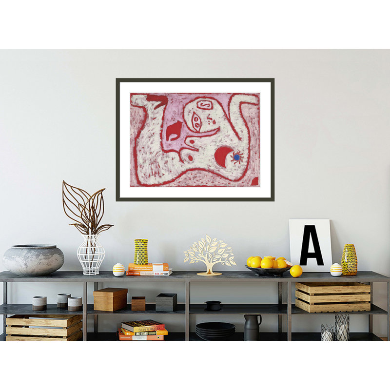 «A Woman For Gods» par Paul Klee, impression giclée sur cadre, 32.22" H x 41.5" W