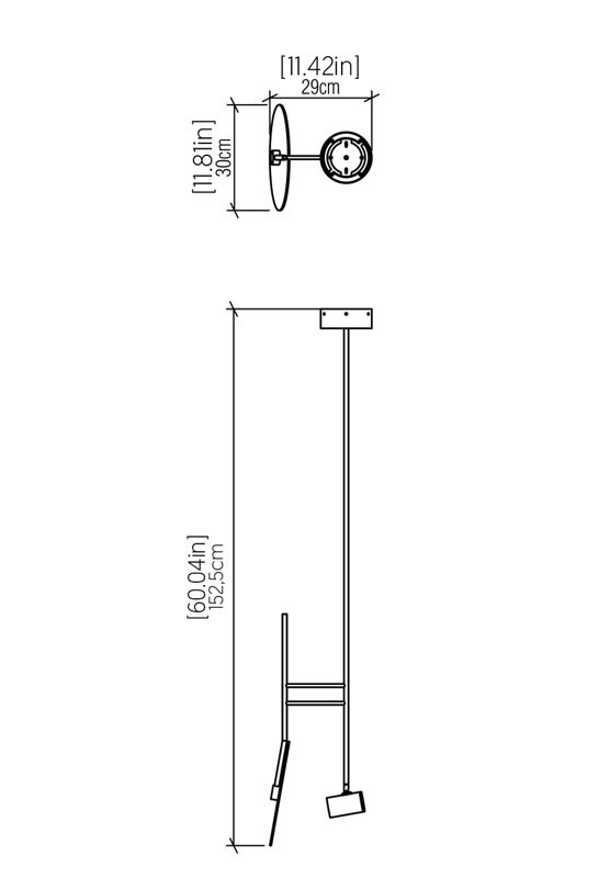 1 - Light Pendant, Imbuia