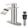 Widespread Single-handle Bathroom Faucet with Drain Assembly