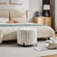 Repose-pieds rembourré en fausse fourrure-760395935