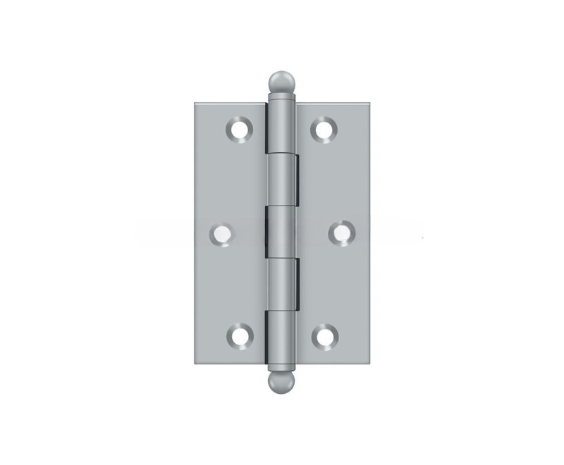 3'' x 2'' Butt Bearing Hinge, Brushed Chrome