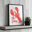 «Oh Snap Lobster» par Molly Mattin, reproduction d'art