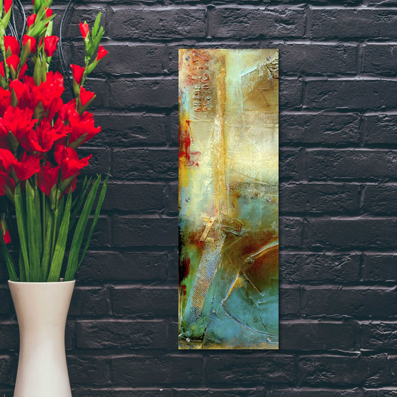 «Urban Decay I» par Erin Ashley, art mural en verre acrylique, H 36 po x l 12 po x P 0,2 po