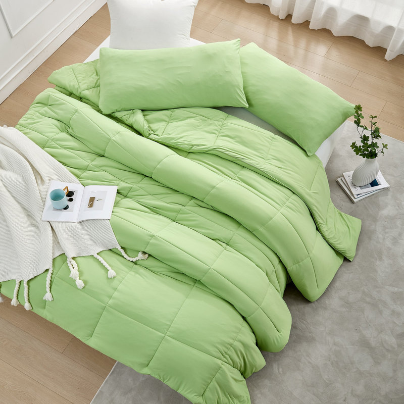 Nourishing Retreat - Coma Inducer Oversized Comforter Set, Queen Comforter + 2 Pillow Shams, Beige