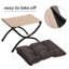 Quintanar 47cm Wide Solid Colour Footstool Ottoman