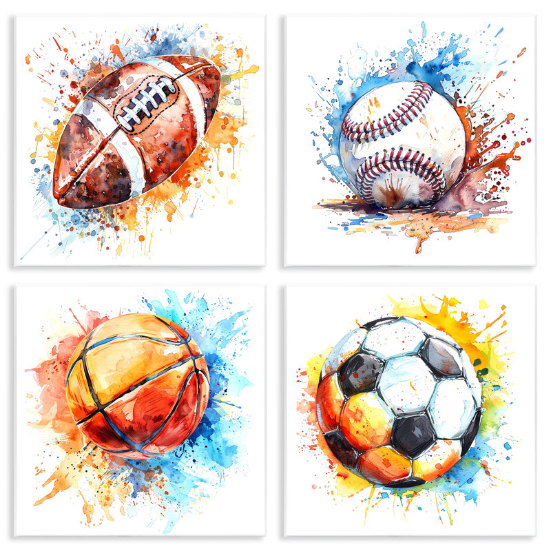  «Modern Splash Sports Balls» par LSR Design Studio