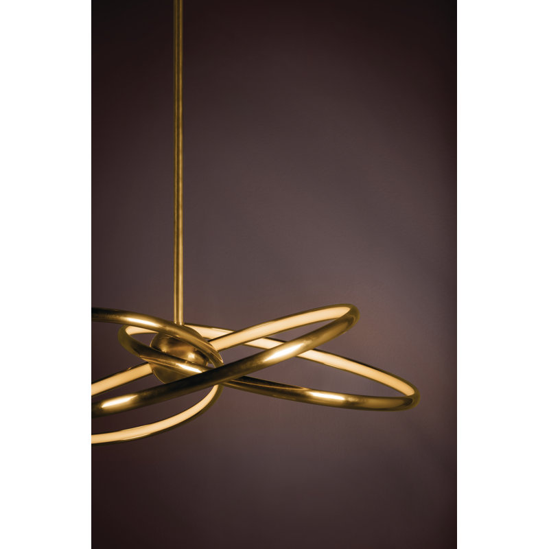 Alula 3 Light Chandelier, 16.32" H x 42" W x 42" D