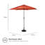 270cm Market Parasol-112296398