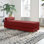 Lit de jour convertible Kaylena ‑ canapé-lit pliant avec matelas pour taille de lit grand et oreillers en mousse mémoire de forme