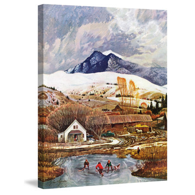 « ice hockey », reproduction d’art sur toile tendue