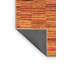 Tapis tissé à la machine orange / rouge Nausica-2107318226