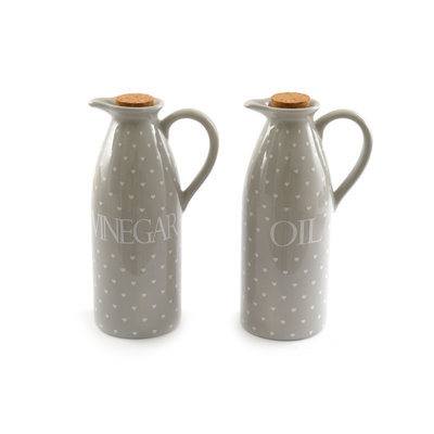 Ceramic Oil & Vinegar Cruet Set