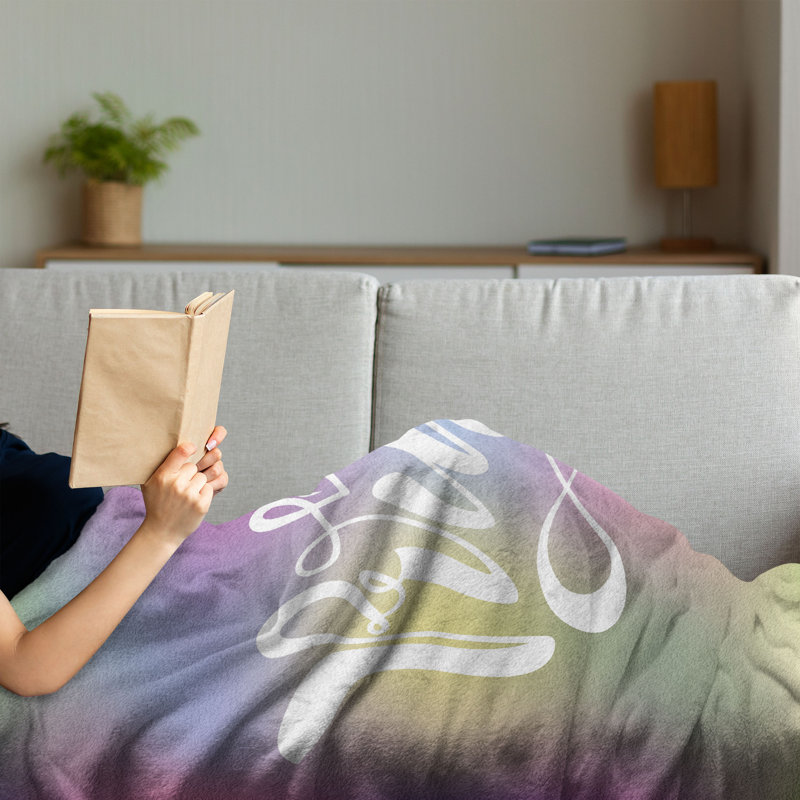 Hand Woven Throw Blanket, 70" x 90"