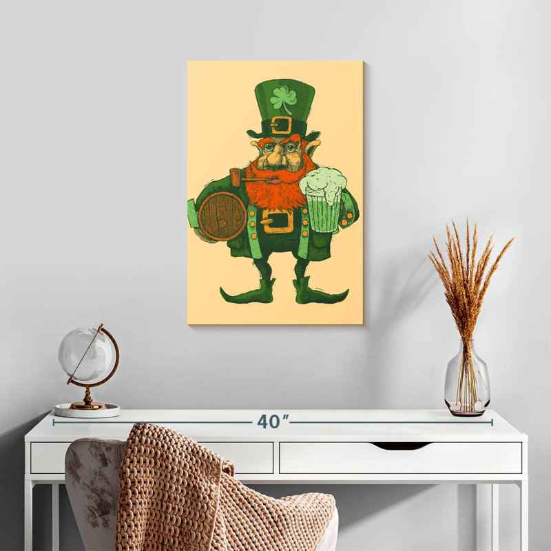 Leprechaun rétro Lelend, H 24 po x l 16 po
