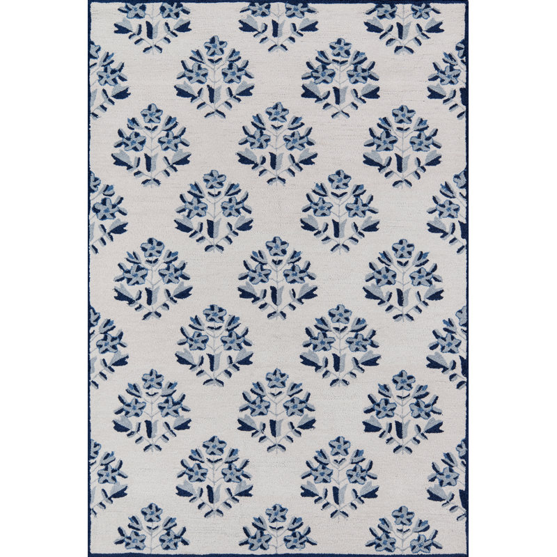Uckfield Floral Indoor Rug, Rectangle 3'9" x 5'9"
