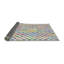 Tapis rose/bleu/vert à motifs Borgey-80783917