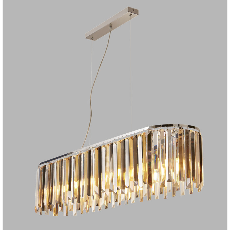 Lustre géométrique à 8 lumières Camron