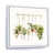 White Floater Framed