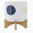 S/2 5/8" FUNKY PLANTER W/ STAND, WHITE