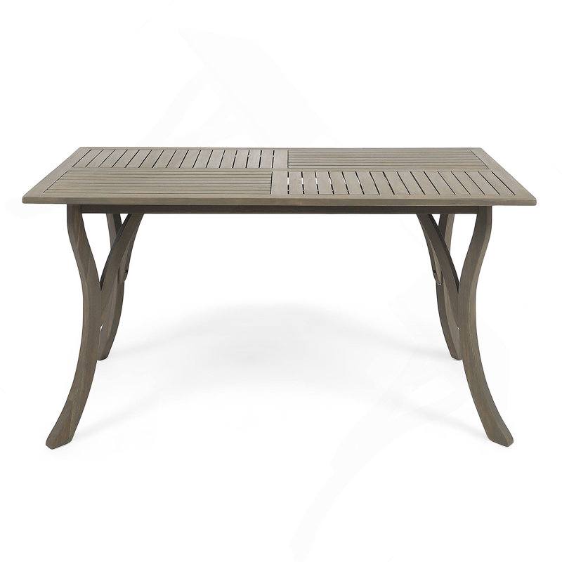 ECTANGULAR WOOD TABLE