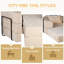 Canapé à compression, canapé-lit convertible au sol avec structure de forme fixe, canapé modulaire désossé, aucun assemblage requis, tissu chenille-806980881