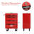 Metal Tool Chest With 4 Drawers, 20" 4-Drawer Tool Chest Cabinet With Ball Bearing Drawer Slides, Steel Tool Storage Box Organizer -Red&Black-2143345332